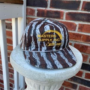 Vintage 90s Camo Snapback Hat